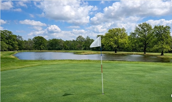 Green and water view at Crawford Hills